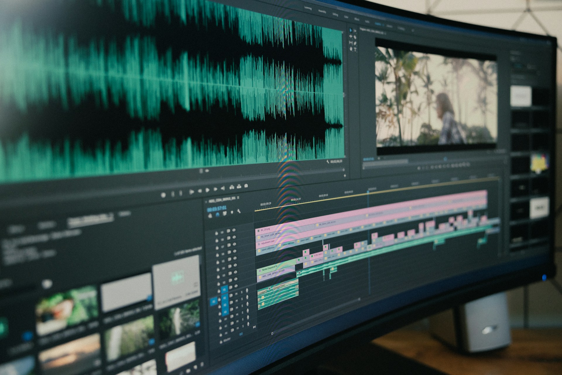 audio video editing secondary image